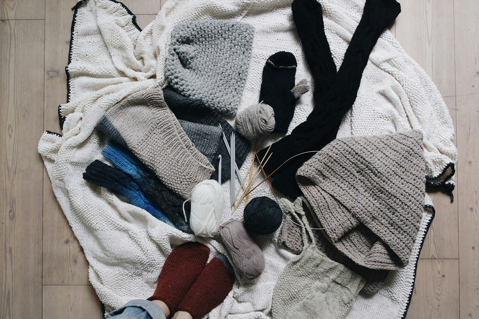 gray beanie hat